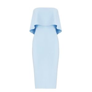 LIKELY light blue strapless dress